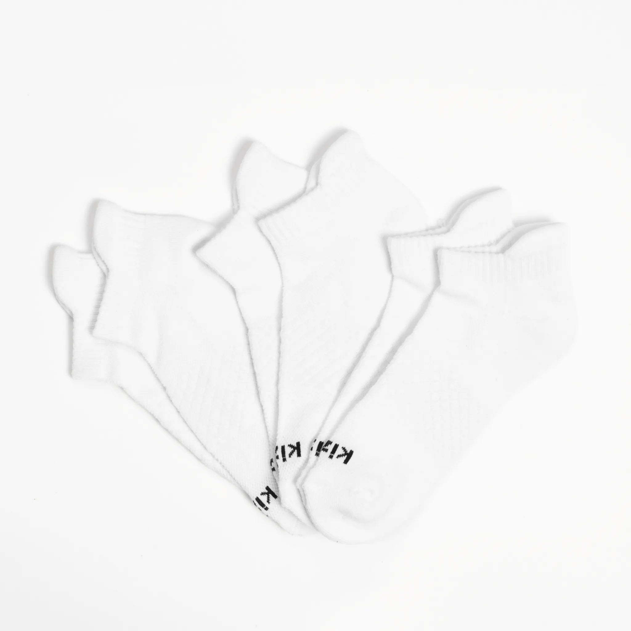 Kizik Ankle Socks - White (3-Pack)