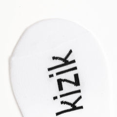 Kizik No-Show Socks in White