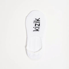 Kizik No-Show Socks in White